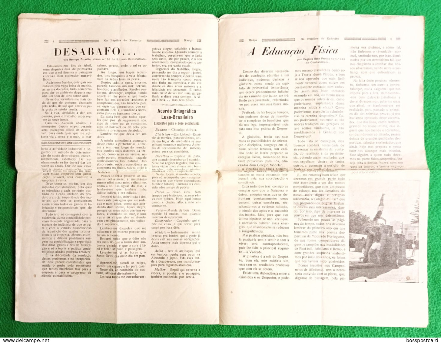 Lisboa - Jornal "Os Pupilos Do Exército" Nº 2, Março De 1946 - Militar - Portugal - Autres & Non Classés