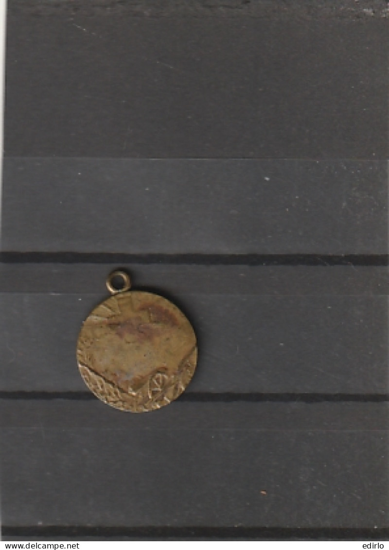 ***  MILITARIA ***14/18 -- Médaille Patriotique  Pour La Mobilisation La Patrie Vous Appelle Premier Aout 1914 (RR) - France