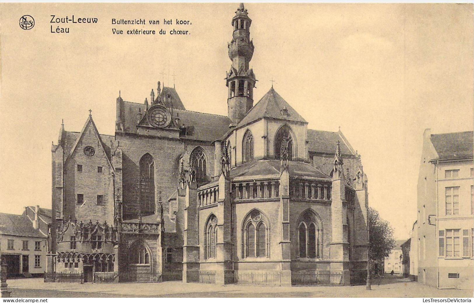 BELGIQUE - LEAU - Vue Extérieure Du Choeur - Carte Postale Ancienne - Zoutleeuw