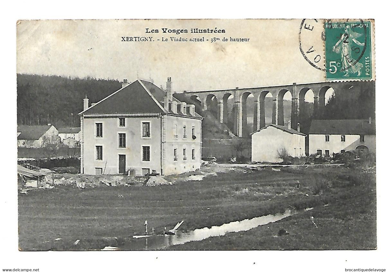 CPA 88 XERTIGNY Le Viaduc Actuel 38 Mètres De Hauteur - Xertigny