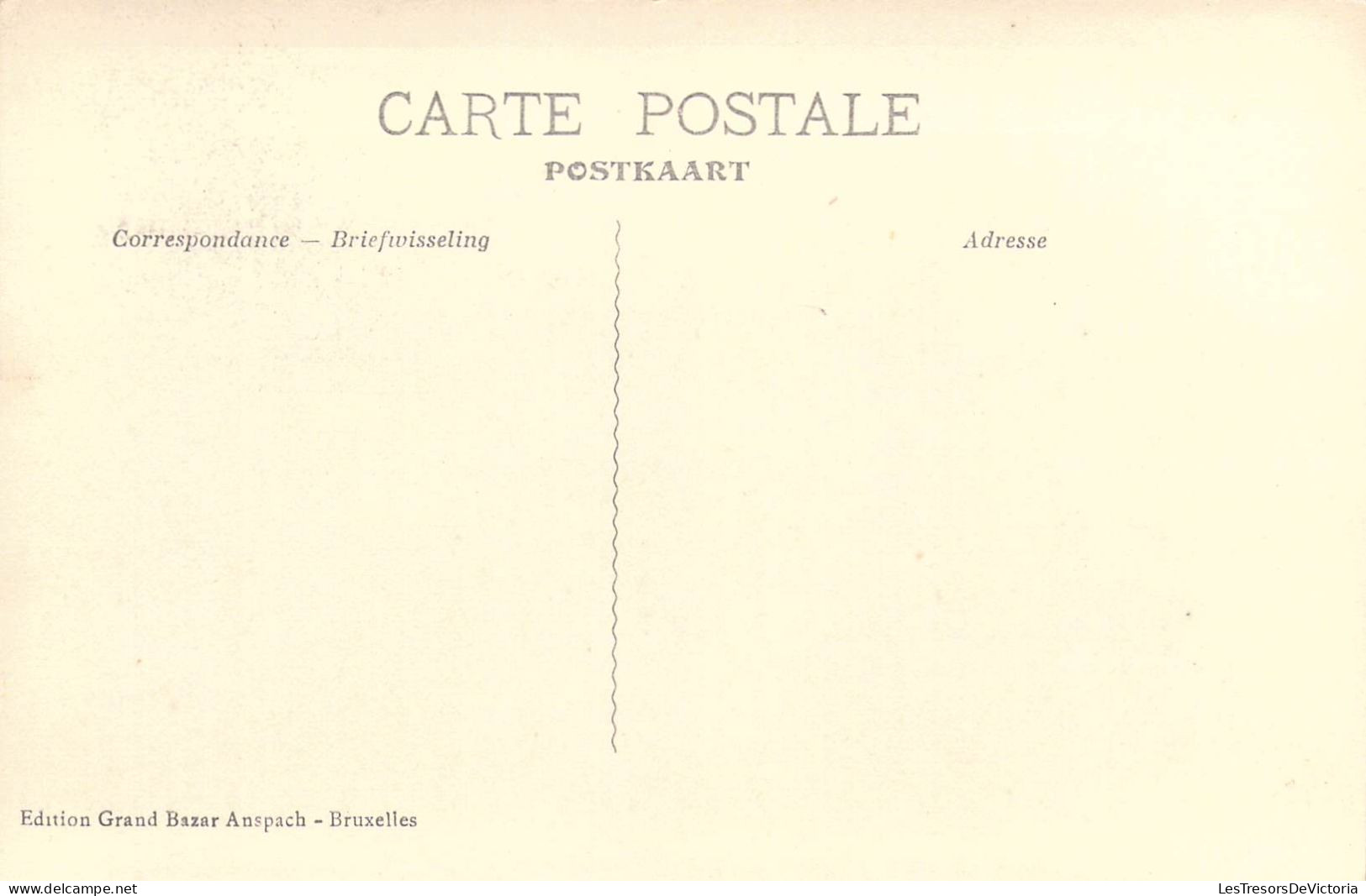 BELGIQUE - CHIMAY - Le Château  - Edition Grand Bazar Anspach - Carte Postale Ancienne - Chimay