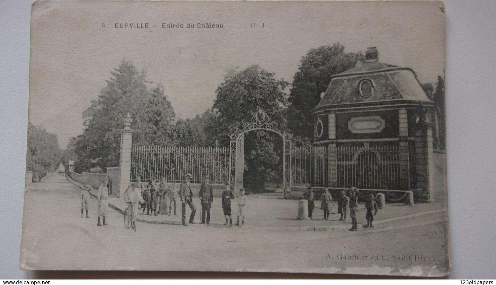 52 EURVILLE ENTREE DU CHATEAU  1918 - Sonstige & Ohne Zuordnung