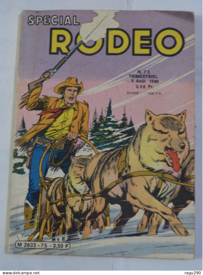 SPECIAL  RODEO N° 75  Avec  TEX WILLER - Rodeo