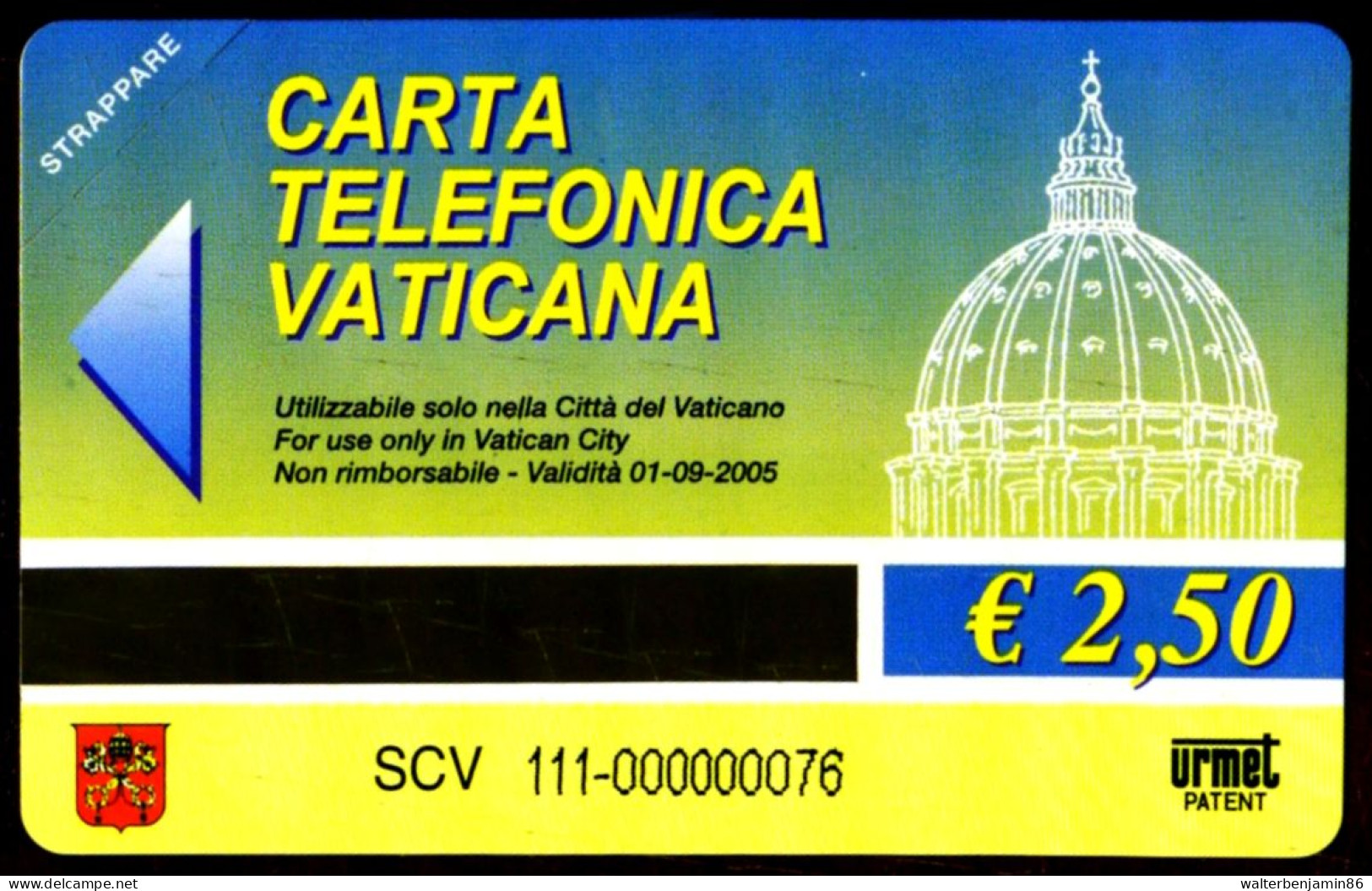 G VA 111 C&C 6111 SCHEDA TELEFONICA NUOVA MAGNETIZZATA PINTURICCHIO SANTA CATERINANA - Vatikan