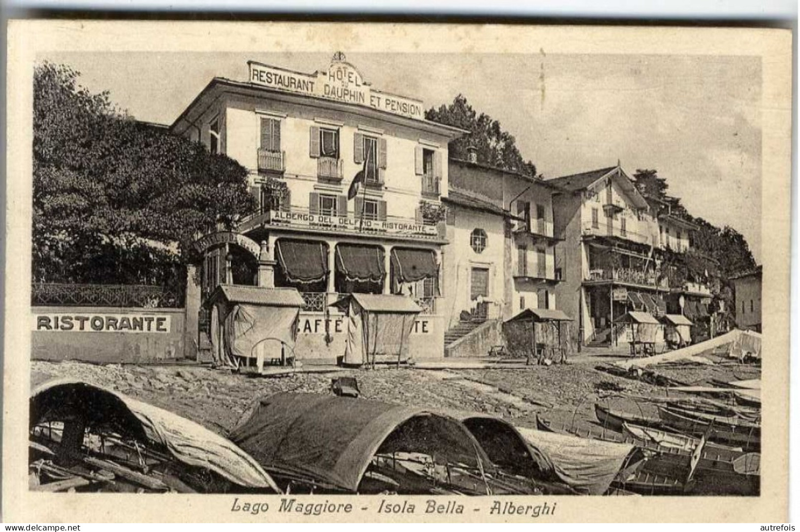 ITALIE  LAGO MAGGIORE  ISOLA BELLA   ALBERGHI - Avezzano