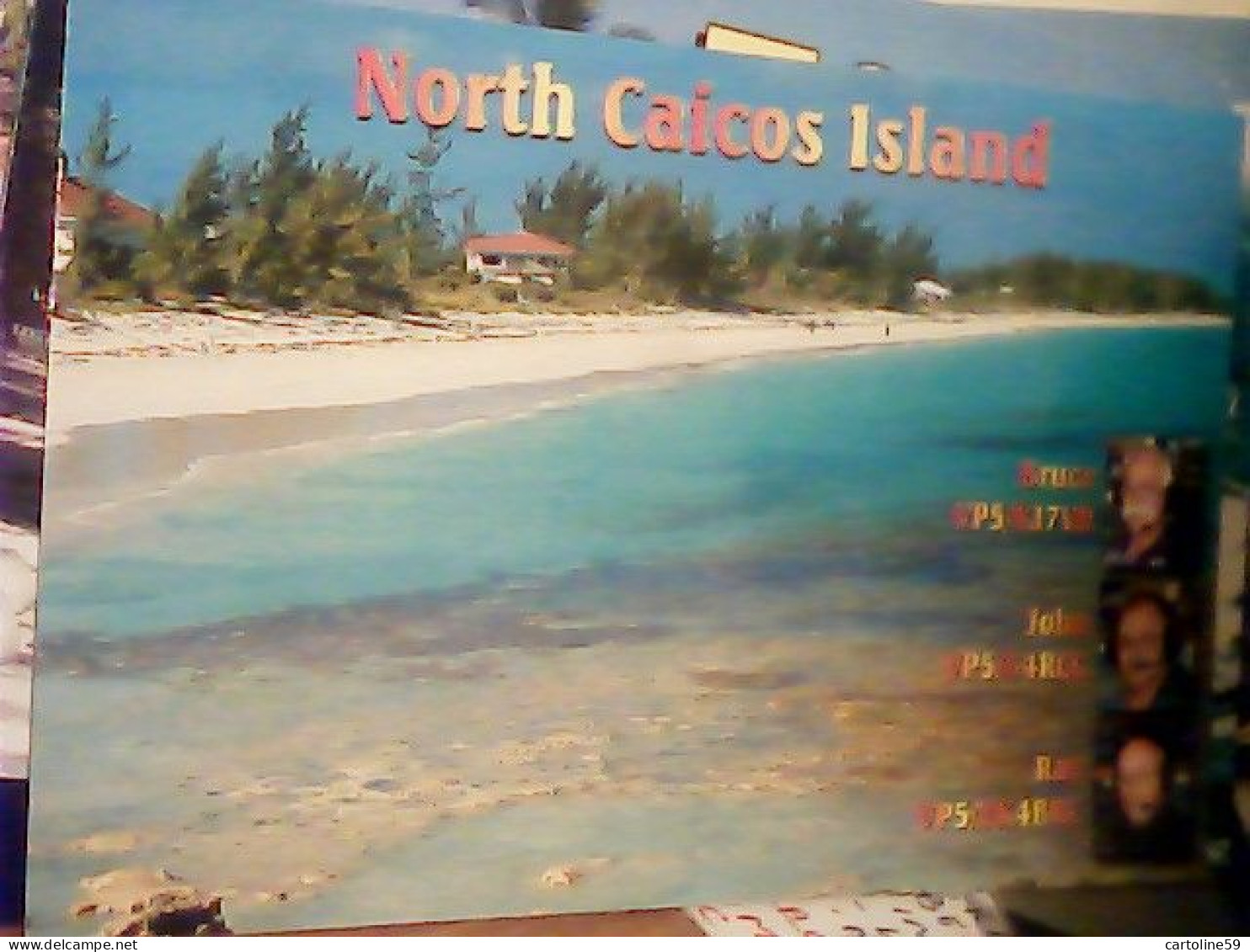 Postcard - QSL  North Caicos ISLAND 2003 JL630 - Turks E Caicos