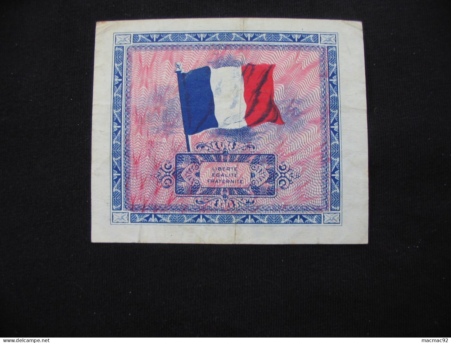 2 Francs - DRAPEAU FRANCE - Billet Du Débarquement -  Sans Série  **** EN ACHAT IMMEDIAT ****. - 1944 Flagge/Frankreich
