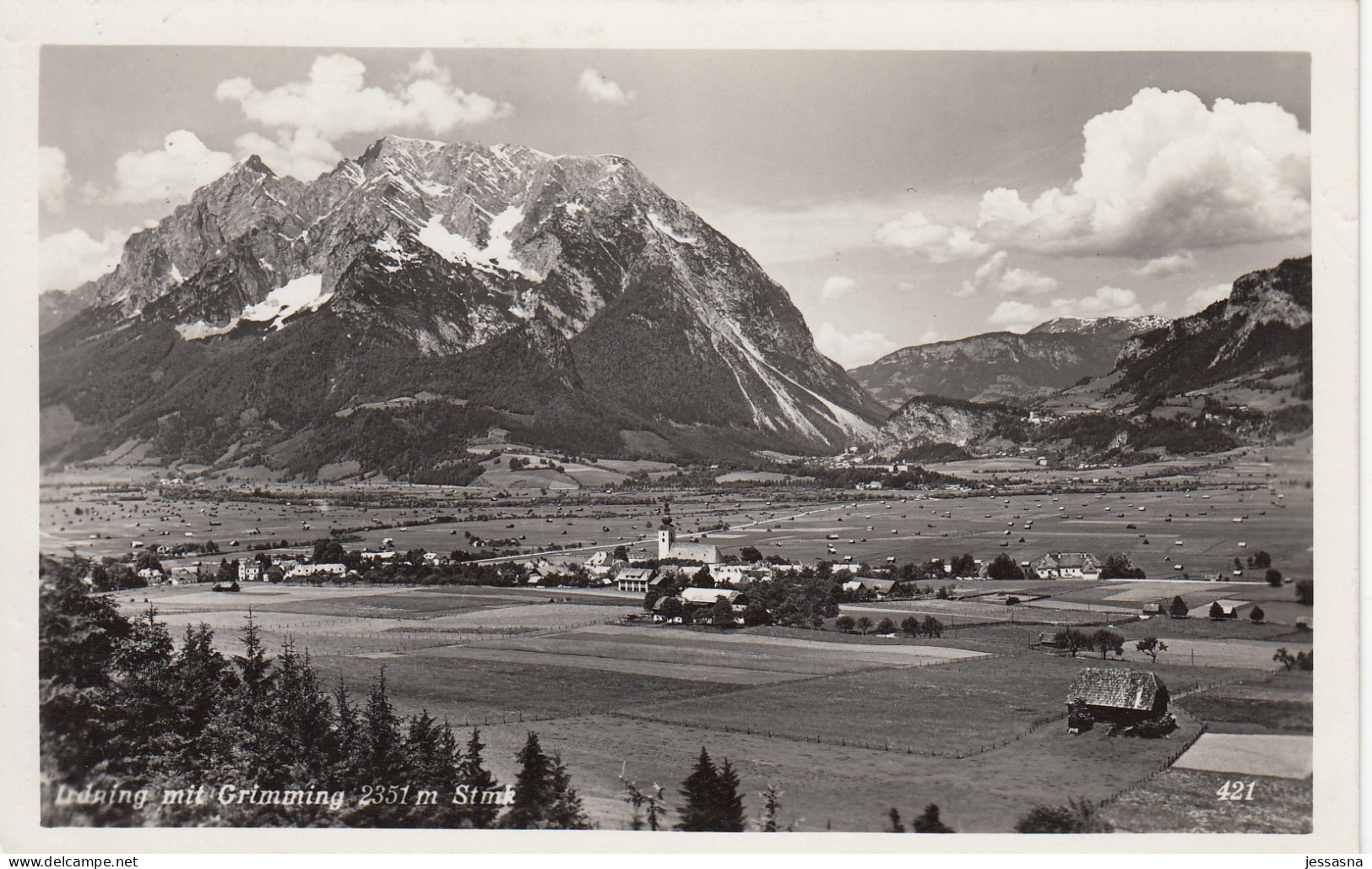 AK - IRDNING - Panorama Mit Grimming 1953 - Irdning
