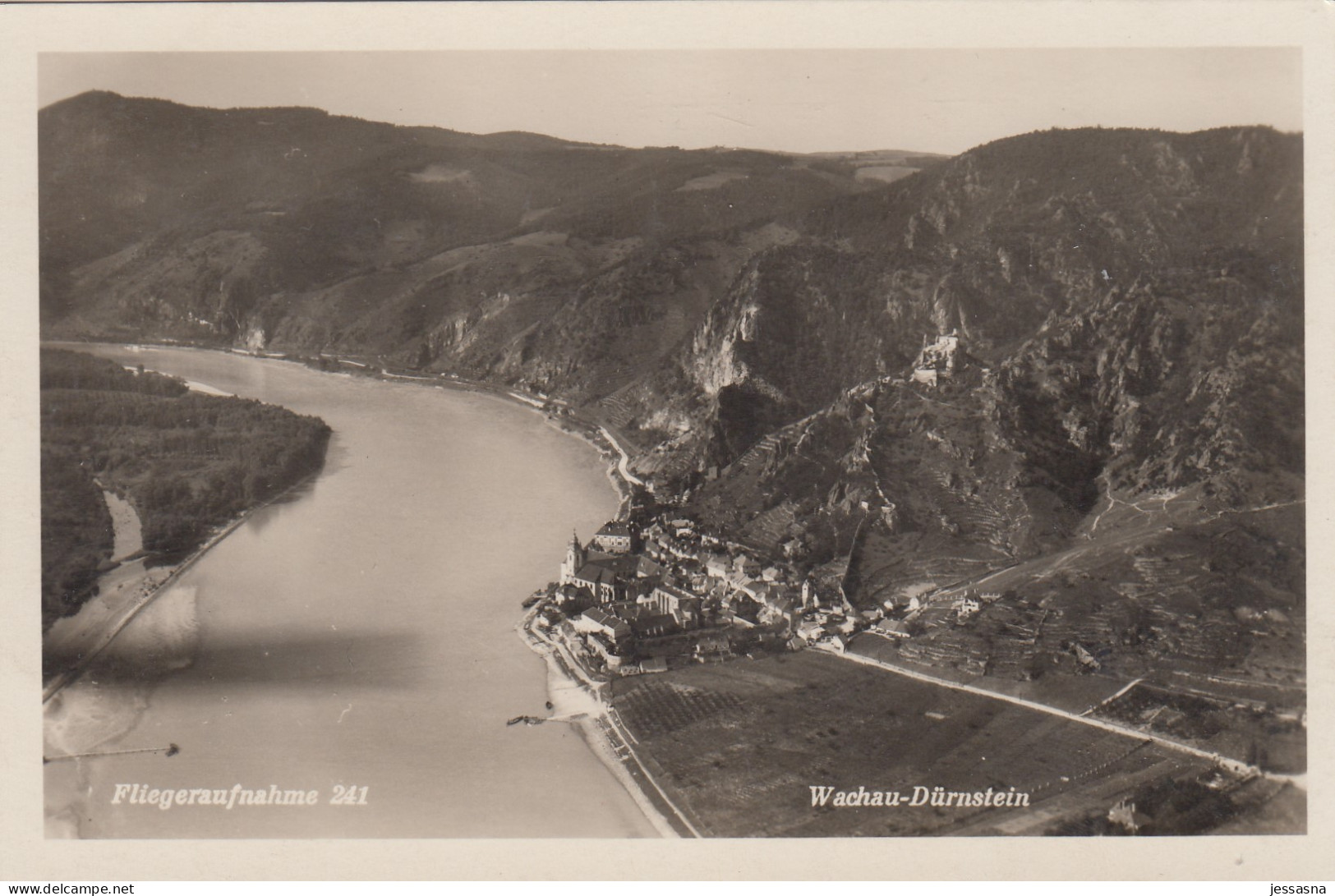 AK - WACHAU Mit Dürnstein - Fliegeraufnahme (Fliegerschule Salzburg) 1932 - Wachau