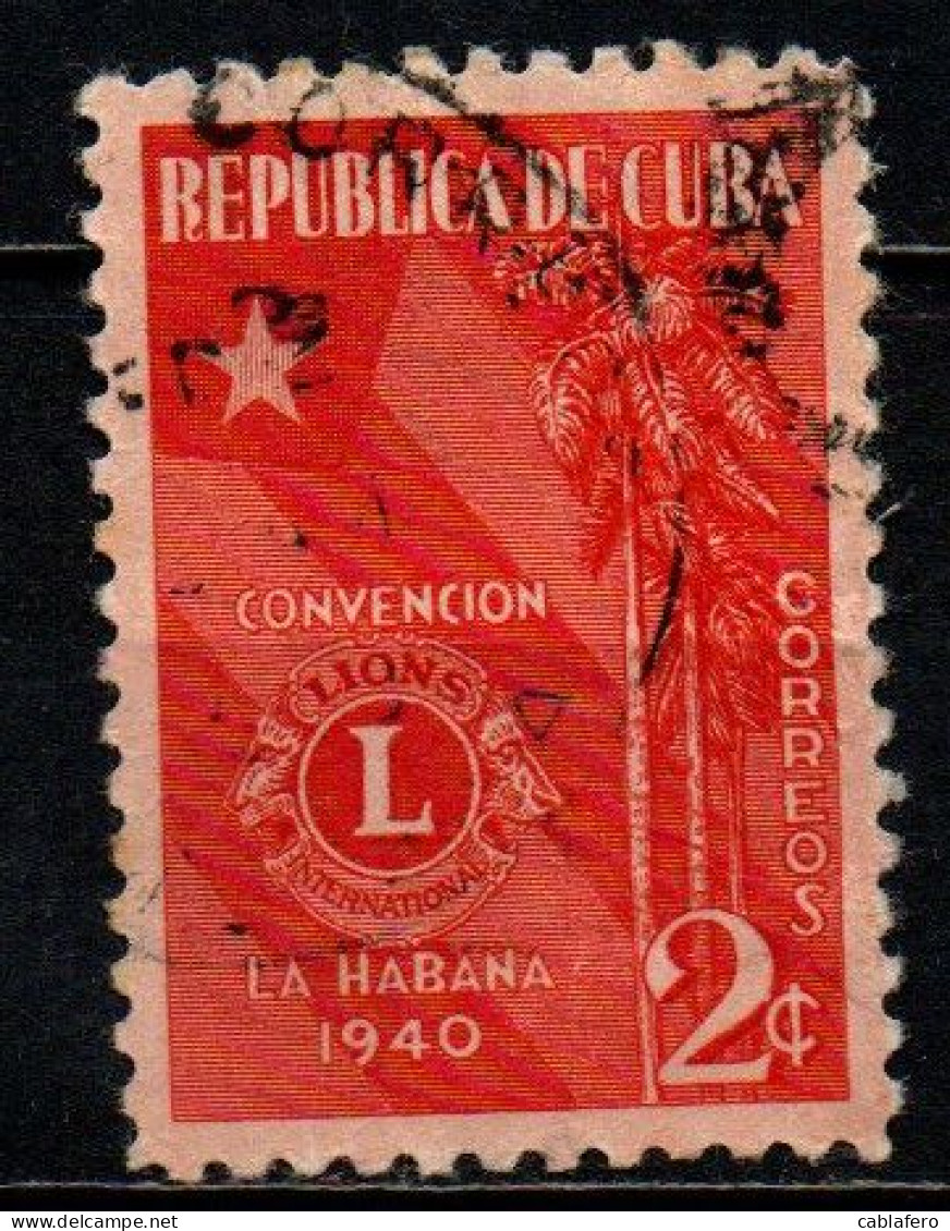 CUBA - 1940 - Lions International Convention, Havana - USATO - Oblitérés