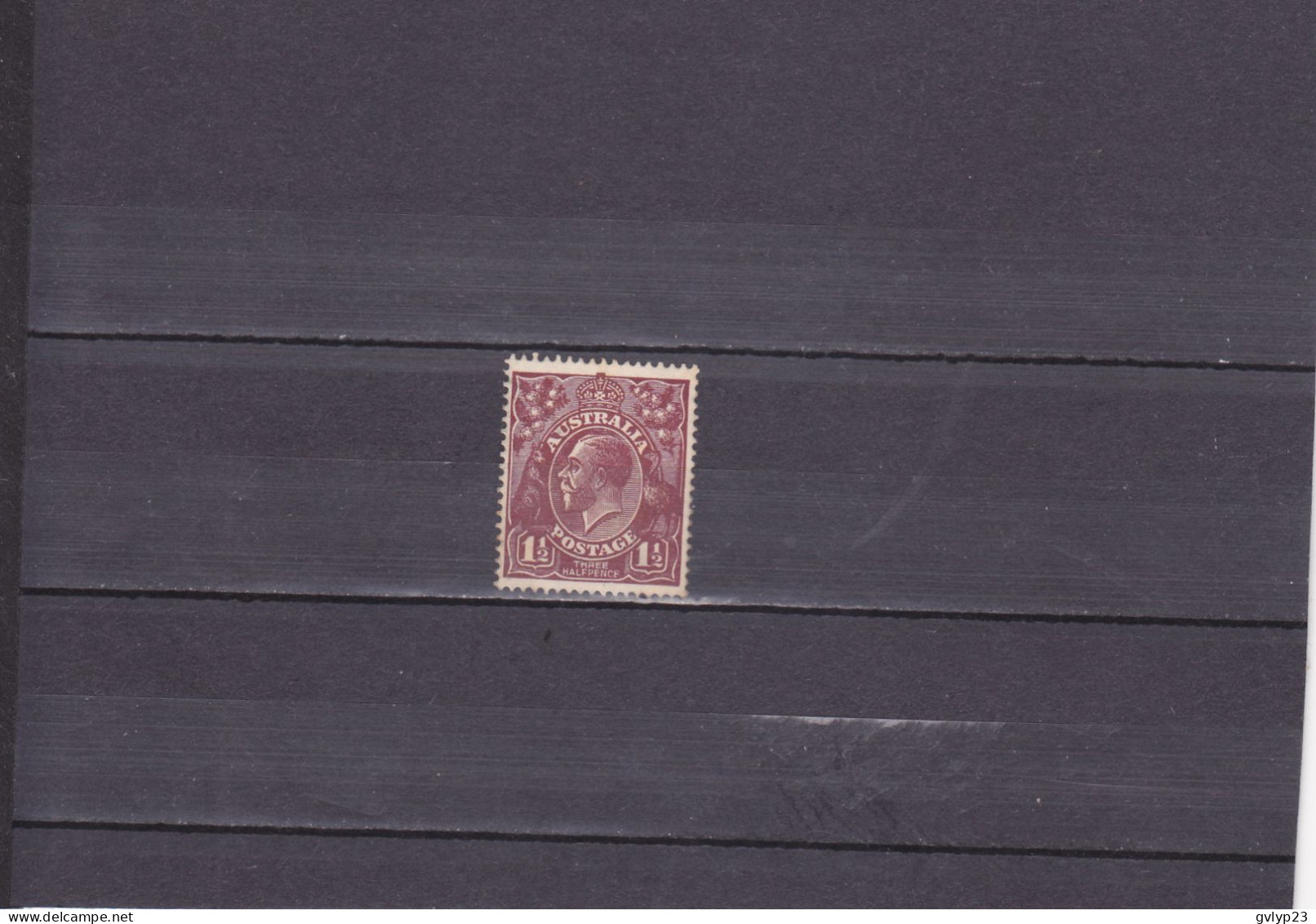 GEORGE V / NEUF *  /FIL. IV / 1 1/2 P BRUN-ROUGE / N°22 YVERT ET TELLIER /1914-23 - Mint Stamps