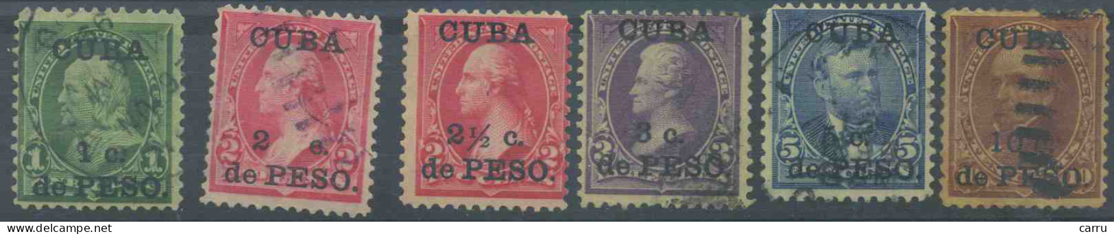 Cuba 1899 Ocupación Norteamericana (Yv 136/141) - Autres & Non Classés