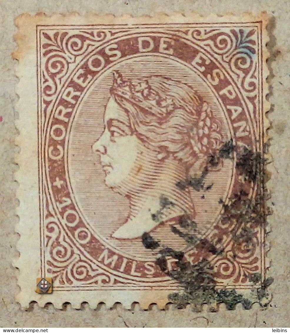 1868 Spanien Mi.94, 100M /o - Unused Stamps