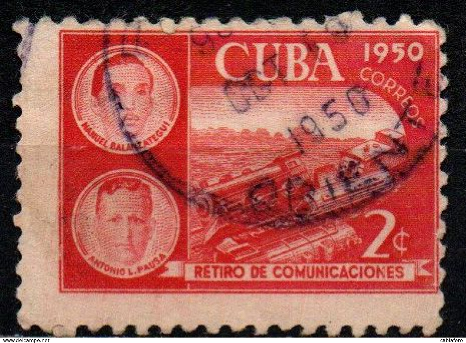 CUBA - 1950 - Manuel Balanzategui, Antonio L.Pausa And Train Wreck - USATO - Usati