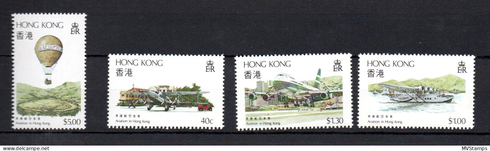 Hong Kong 1984 Set Aviation/airplane Stamps (Michel 423/26) Nice MNH - Nuevos