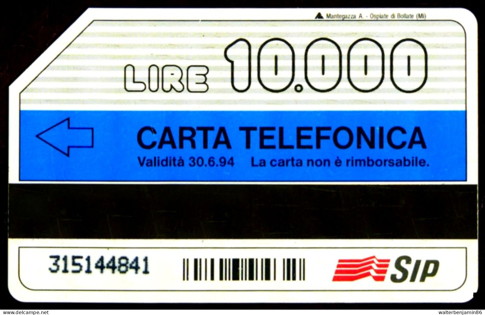 G 204 C&C 1231 SCHEDA TELEFONICA USATA COMPAGNA 10.000 MAN 30.6.94 2^A QUALITA' - Public Ordinary