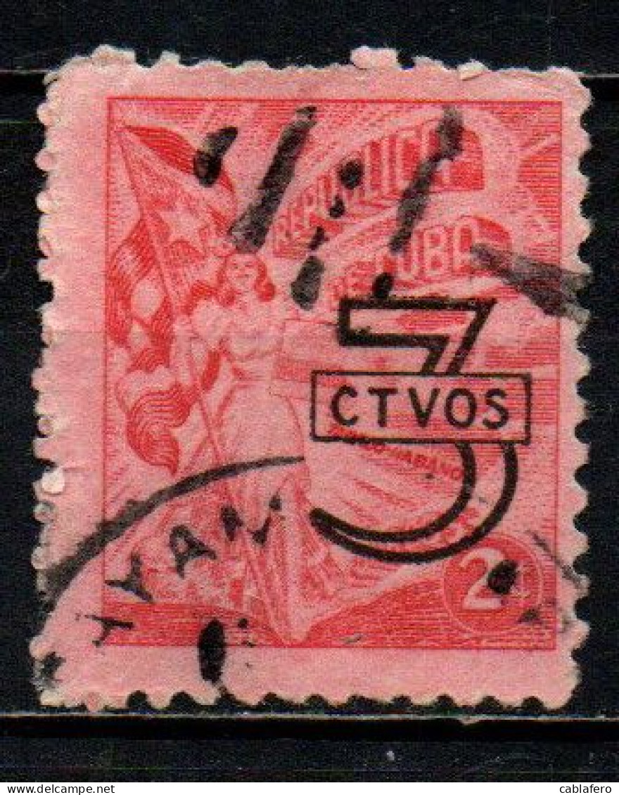 CUBA - 1953 - Surcharged With New Value - USATO - Used Stamps