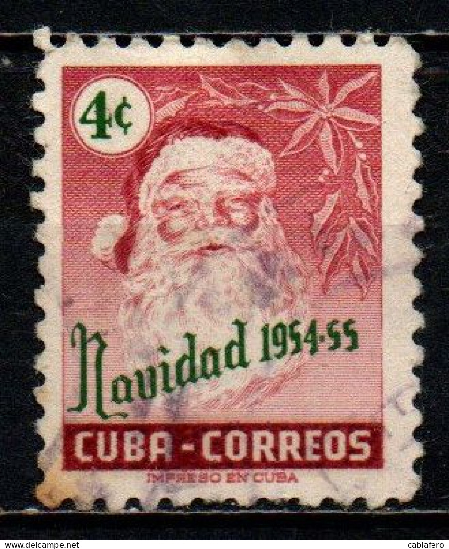 CUBA - 1954 - Christmas - USATO - Gebruikt