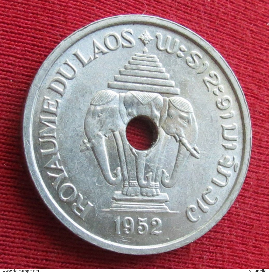 Laos 50 Cents 1952 #1 W ºº - Laos