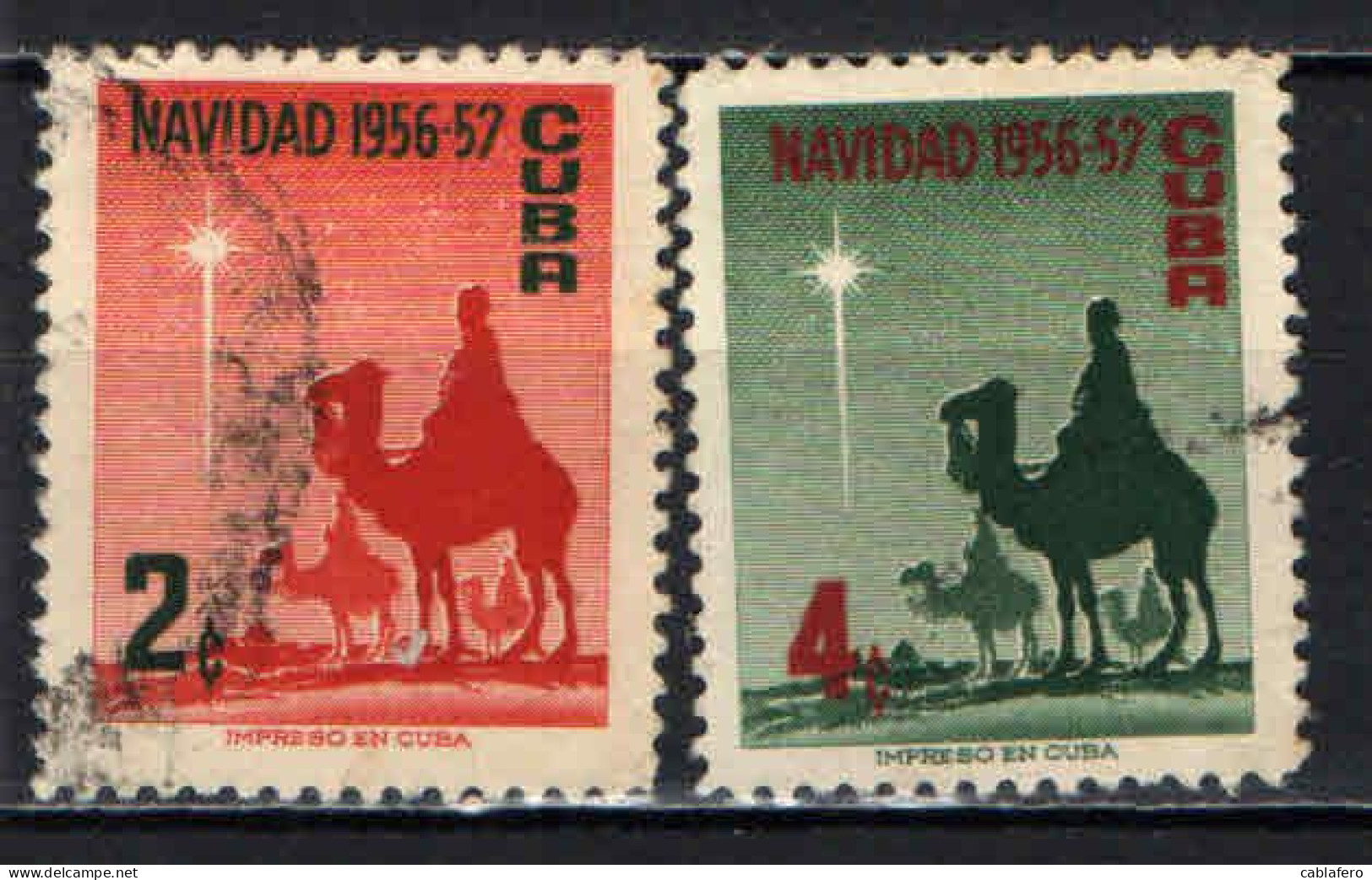 CUBA - 1956 - Christmas: The Three Wise Men - USATI - Gebraucht