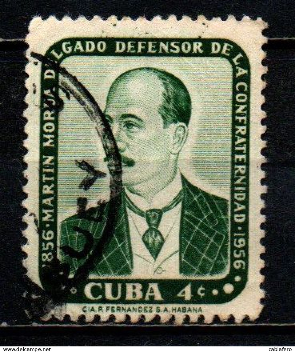 CUBA - 1957 - Delgado, Patriot, Birth Cent. - USATO - Usados