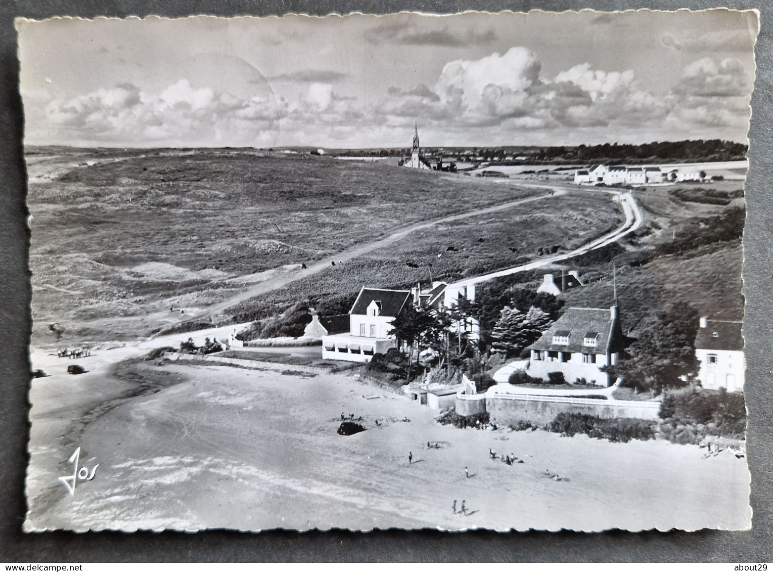 CPSM 29 SAINTE ANNE LA PALUD -La Plage, La Chapenne Sur Les Dunes Et Les Hôtels - Edit. JOS 256 - Réf O 256 - Plonévez-Porzay