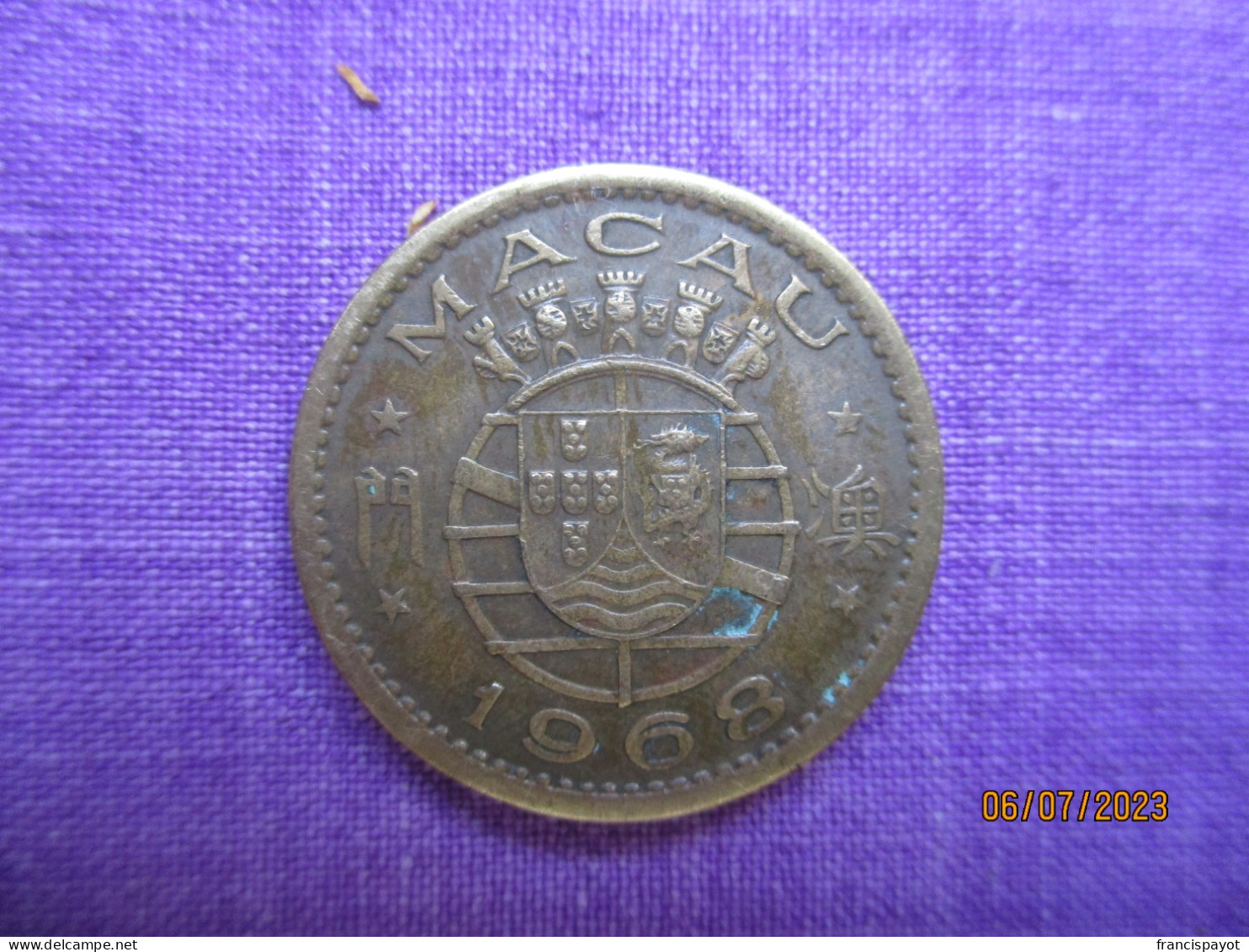 Macau: 10 Avos 1968 - Macau