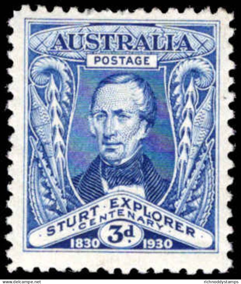 Australia 1930 3d Captain Sturt Unmounted Mint. - Nuevos