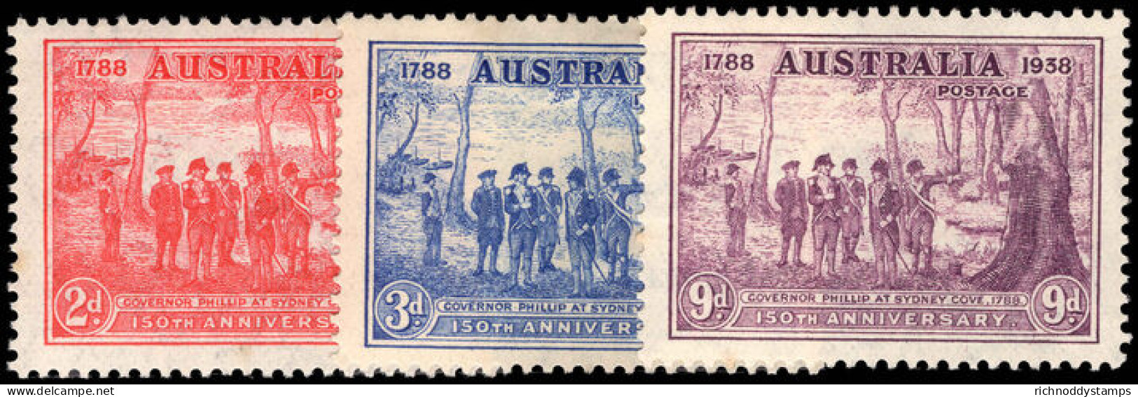 Australia 1937 150th Anniversary Of Foundation Of New South Wales Lightly Mounted Mint. - Nuevos