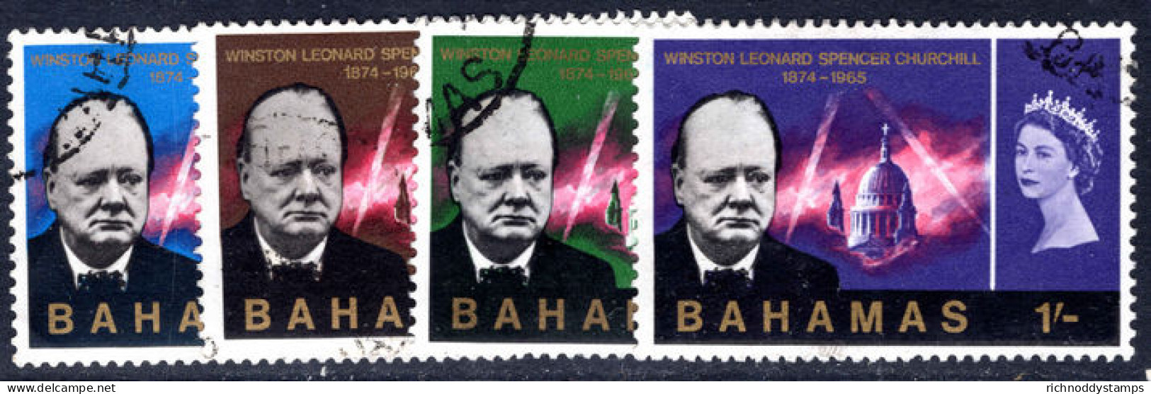 Bahamas 1966 Churchill Fine Used. - 1963-1973 Autonomie Interne