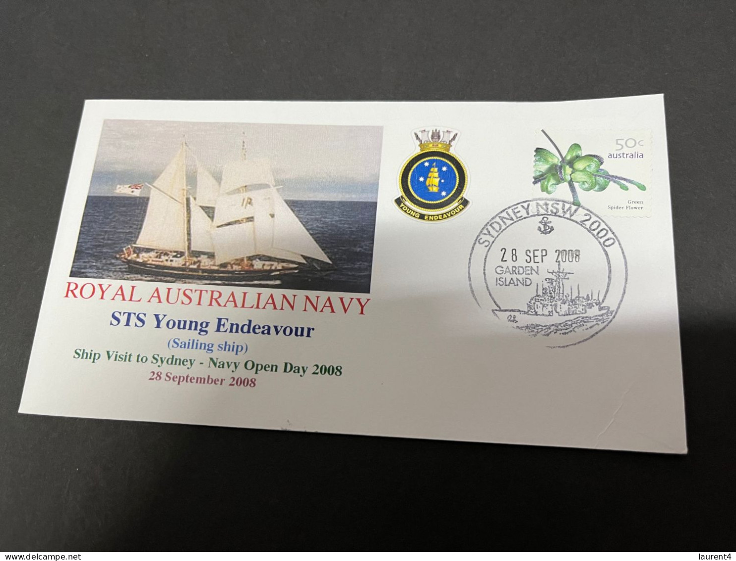 7-7-2023 (1 S 34) Royal Australian Navy Warship - Sail Ship STS Young Endeavour - Andere & Zonder Classificatie