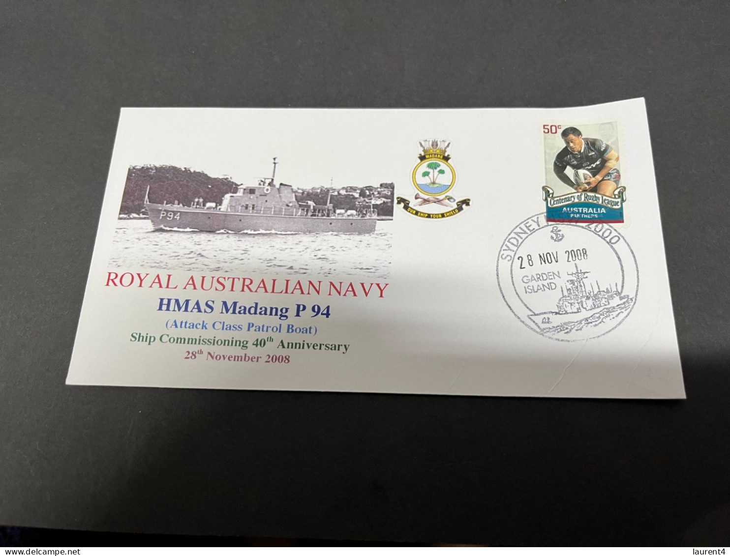 7-7-2023 (1 S 34) Royal Australian Navy Warship - HMAS Madang P 94 - Altri & Non Classificati