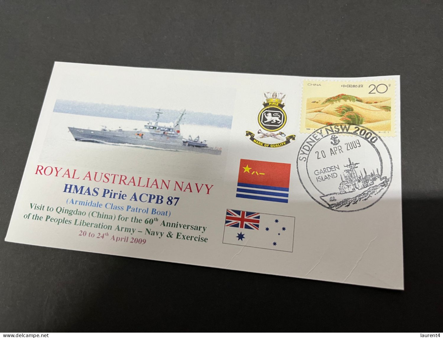 7-7-2023 (1 S 34) Royal Australian Navy Warship - HMAS Pirie ACPB 87 (visit To China) - Autres & Non Classés