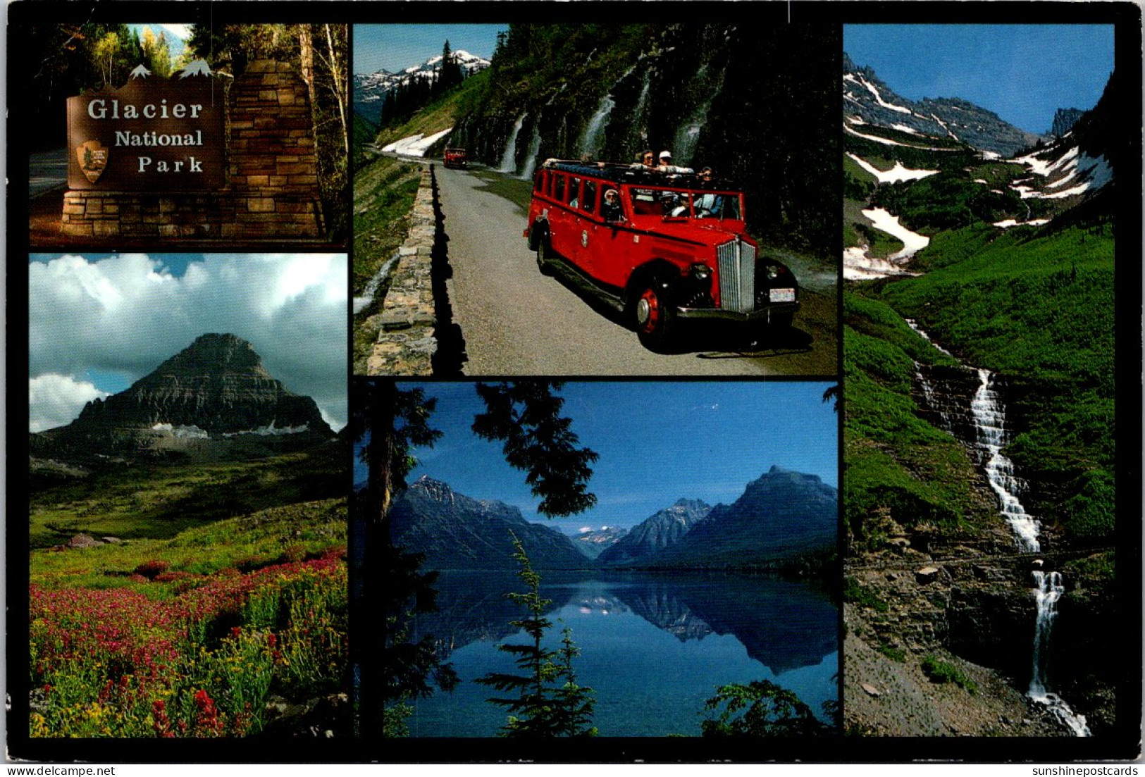 Glacier National Park Multi View - USA Nationale Parken