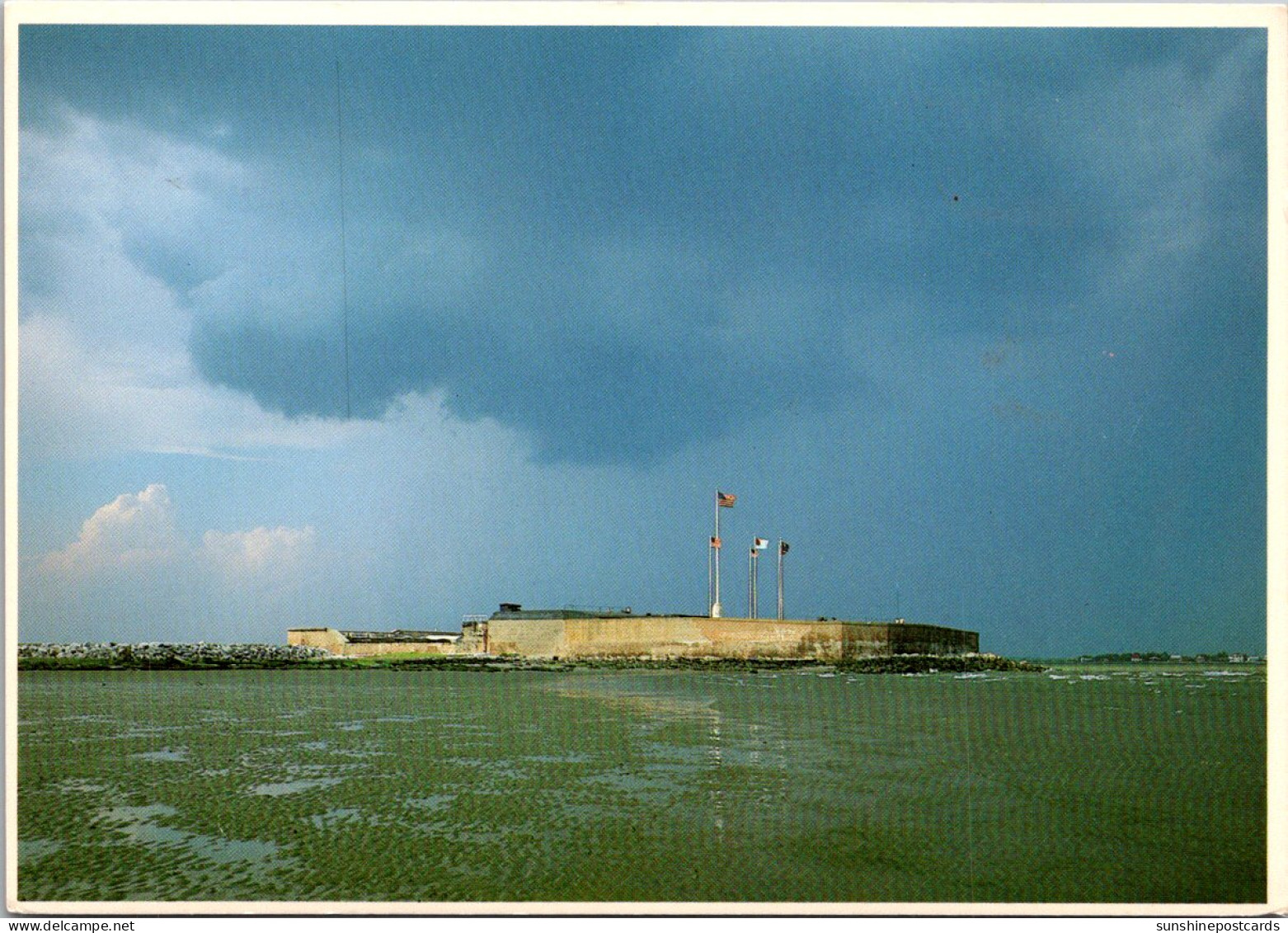 South Carolina Charleston Fort Sumter View Of Esplanade And Right Flank - Charleston