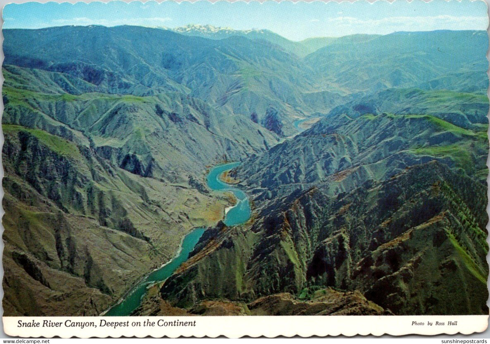 Idaho Snake River Canyon Deepest On The Continent - Autres & Non Classés