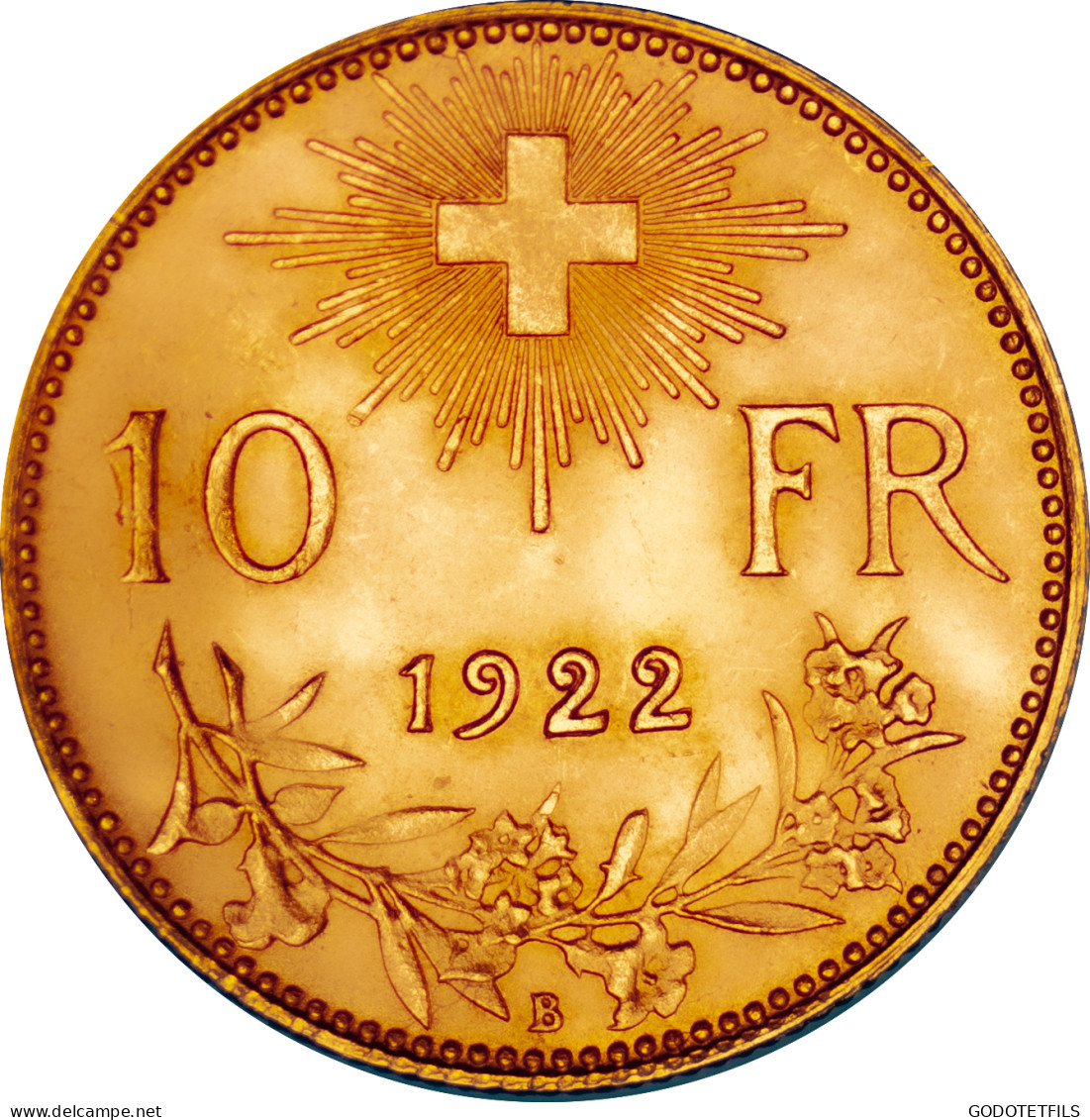 Suisse 10 Francs Vreneli 1922 N°4 - Autres & Non Classés