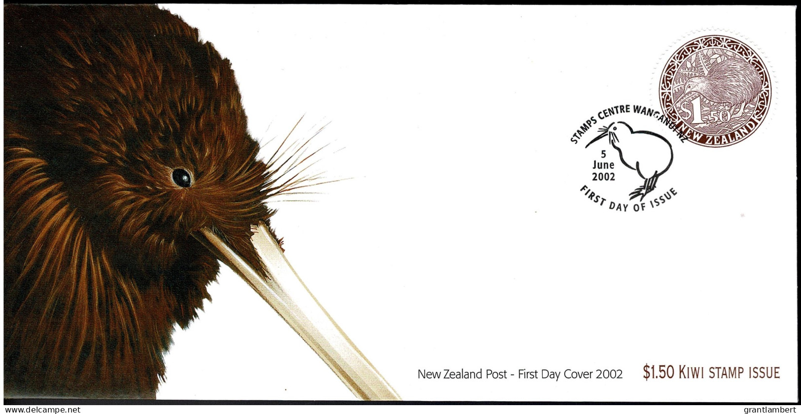 New Zealand 2002 Round Kiwi $1.50 FDC - FDC