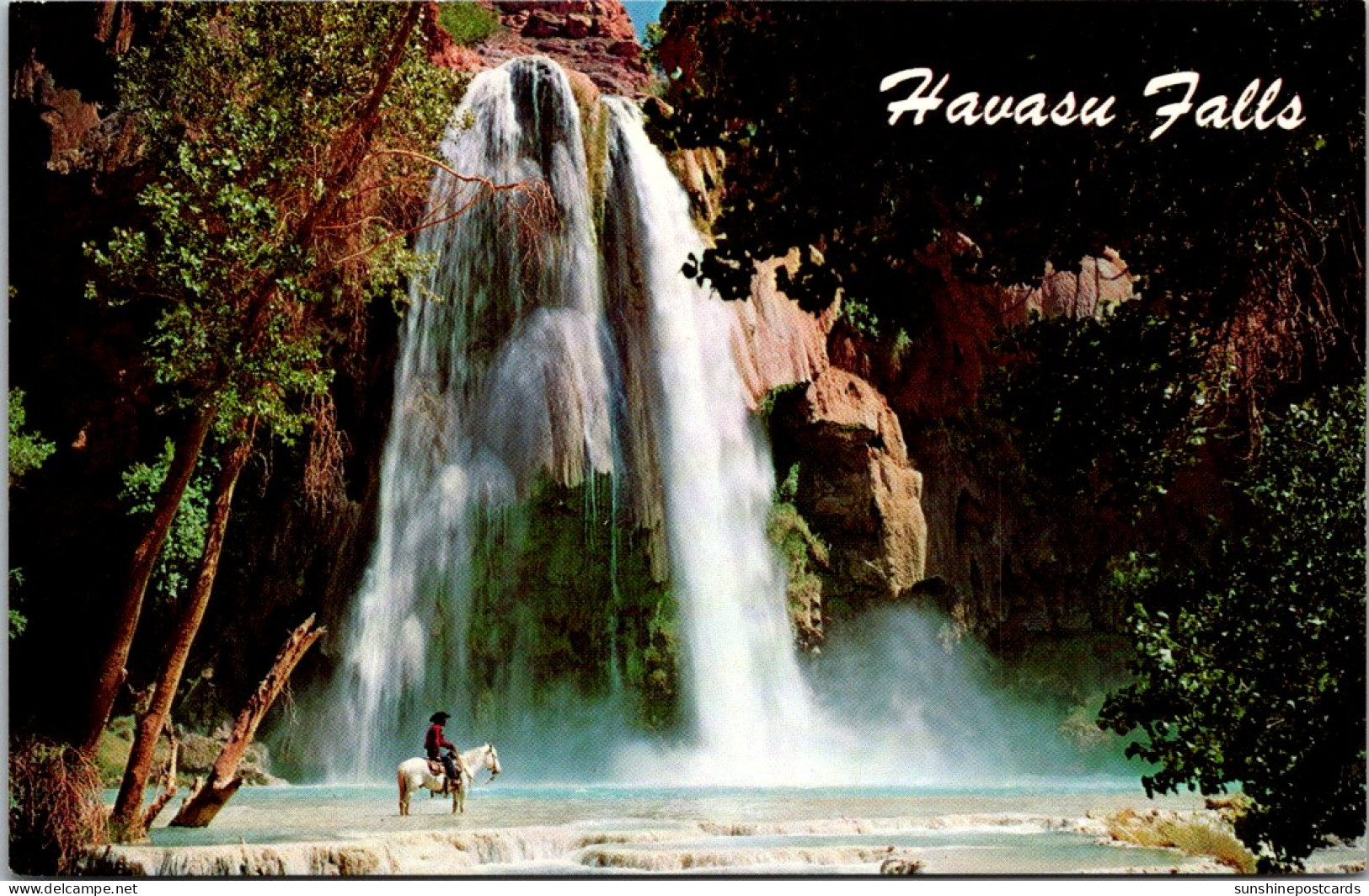 Arizona Havasu Falls Deep In The Grand Canyon - Grand Canyon