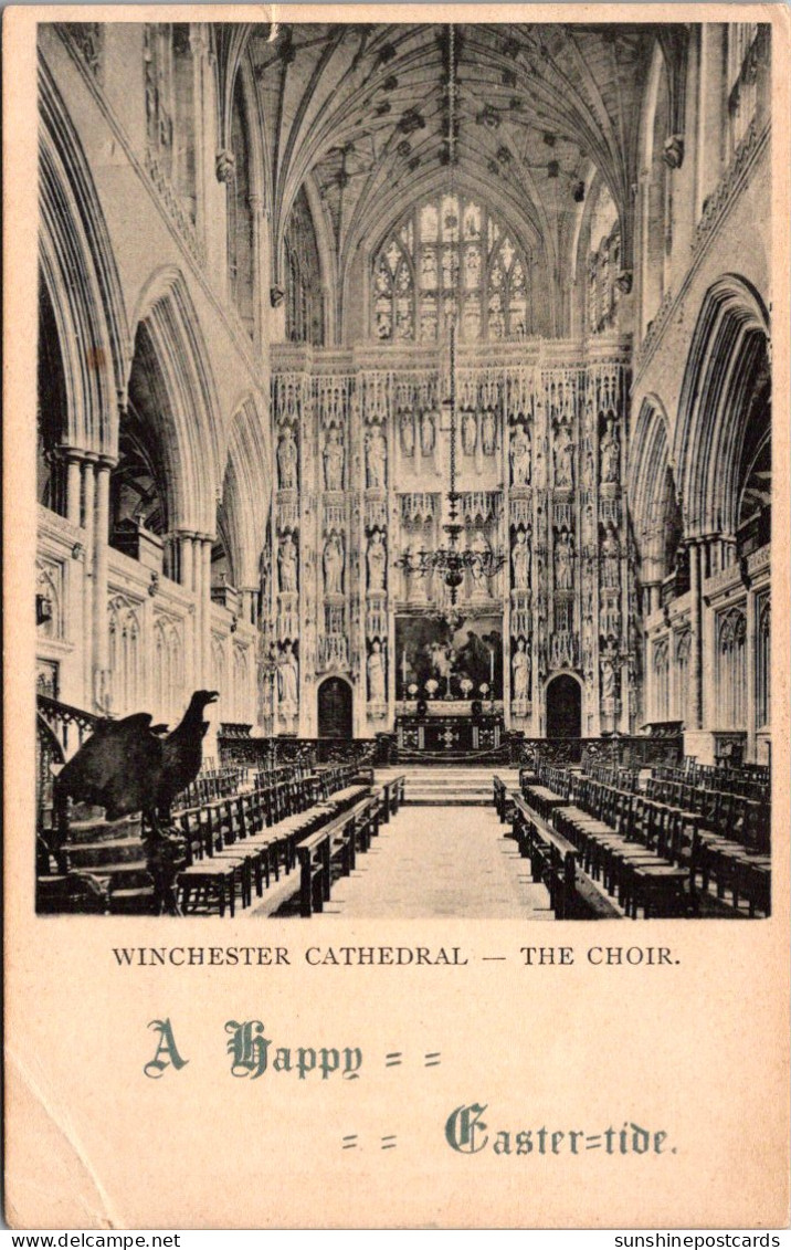 England Winchester Cathedral The Choir Happy Eastertide 1906 - Winchester