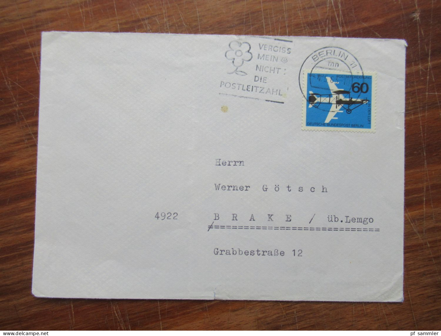 Berlin (West) kleiner Belegeposten 27 Stück ab 1961 wenige nach den 1960er Jahre! Alles Berlin Stempel in die BRD gesend