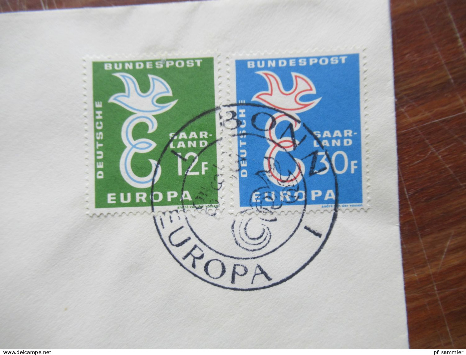 Saar / Saarland 1955 - 59 Belegeposten / FDC / Sonder PK insg. 41 Stück! Mit dem guten FDC Nr.329 (280€) Hoher KW!!