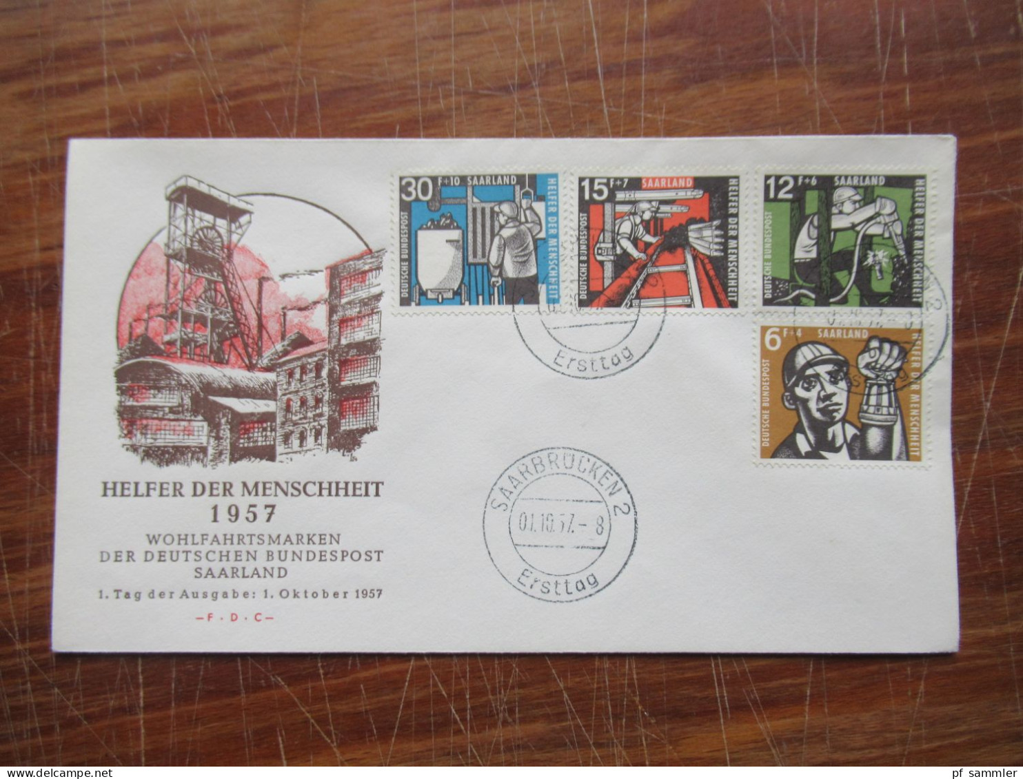 Saar / Saarland 1955 - 59 Belegeposten / FDC / Sonder PK insg. 41 Stück! Mit dem guten FDC Nr.329 (280€) Hoher KW!!