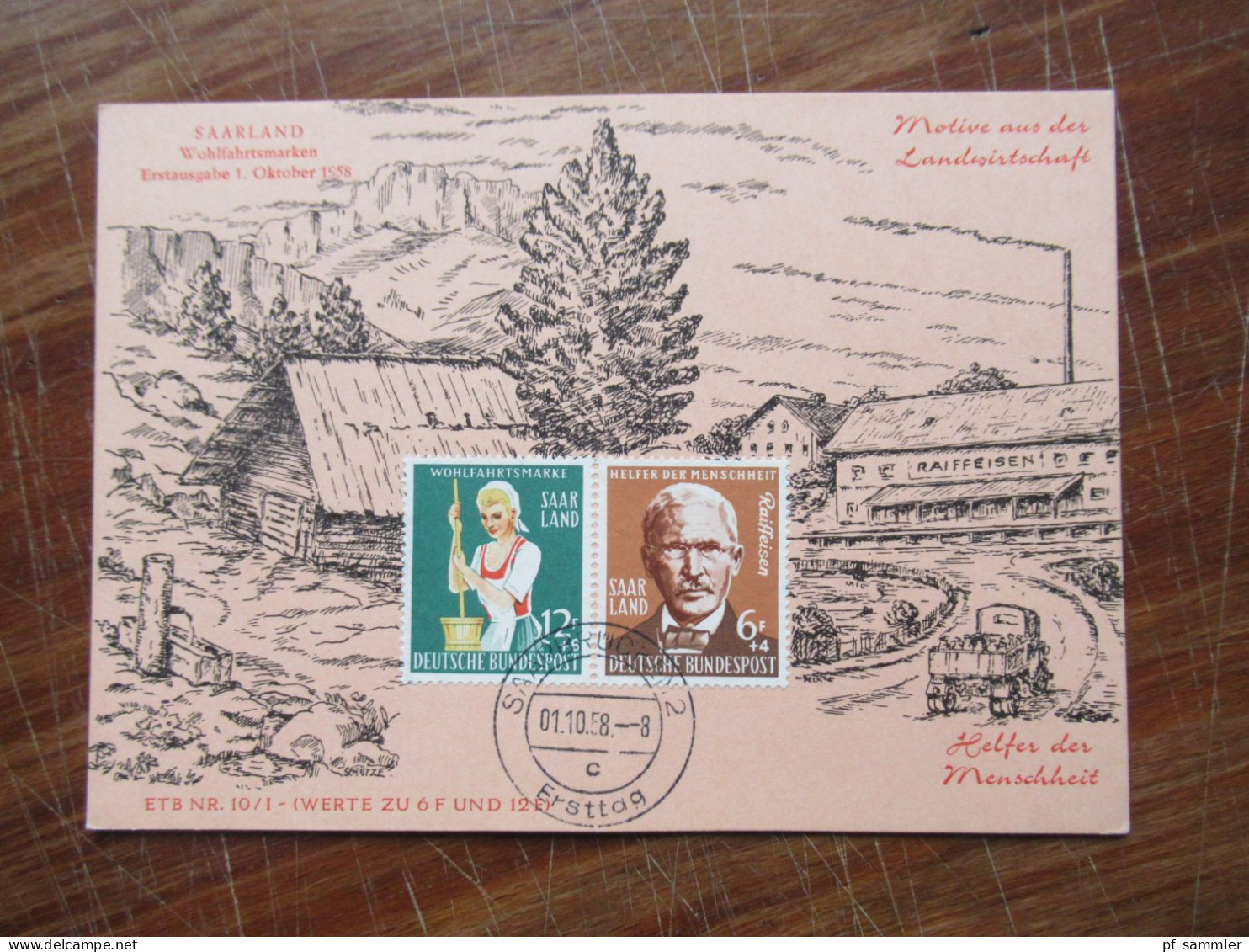 Saar / Saarland 1955 - 59 Belegeposten / FDC / Sonder PK insg. 41 Stück! Mit dem guten FDC Nr.329 (280€) Hoher KW!!