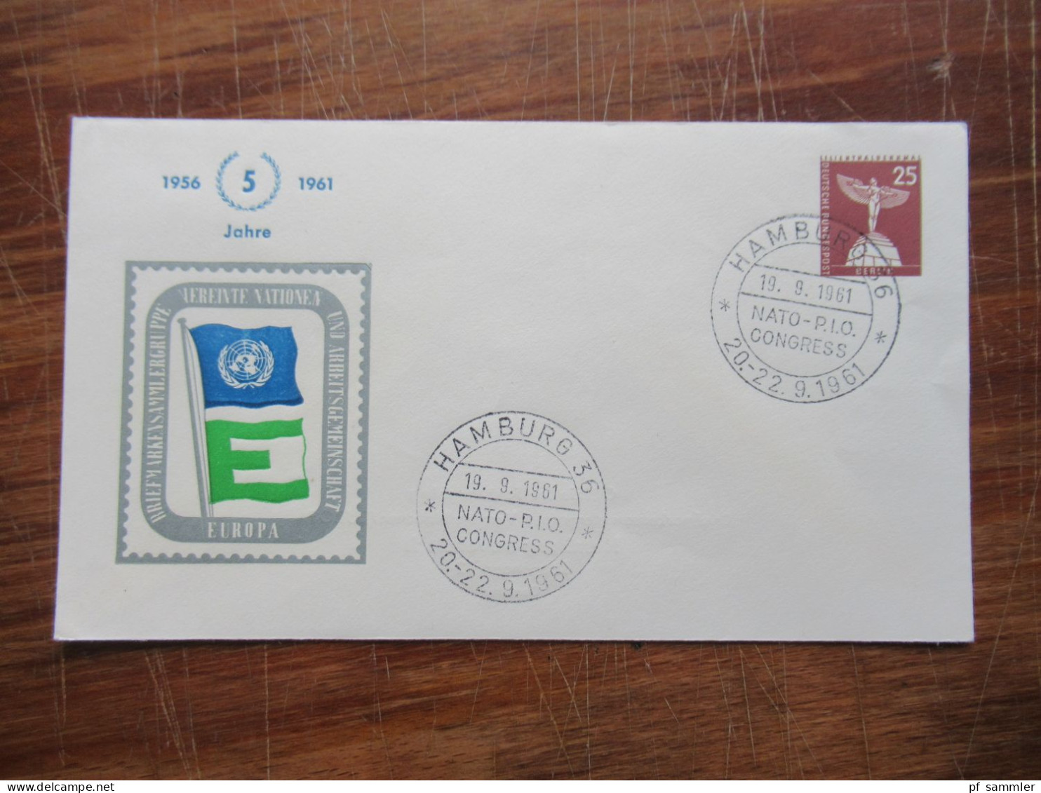 Europa / UN / NATO Luftpost Belege 1960 / 61 Insgesamt 15 Belege / Vereinte Nationen / Mit Ank. Stempel Usw. - Briefe U. Dokumente