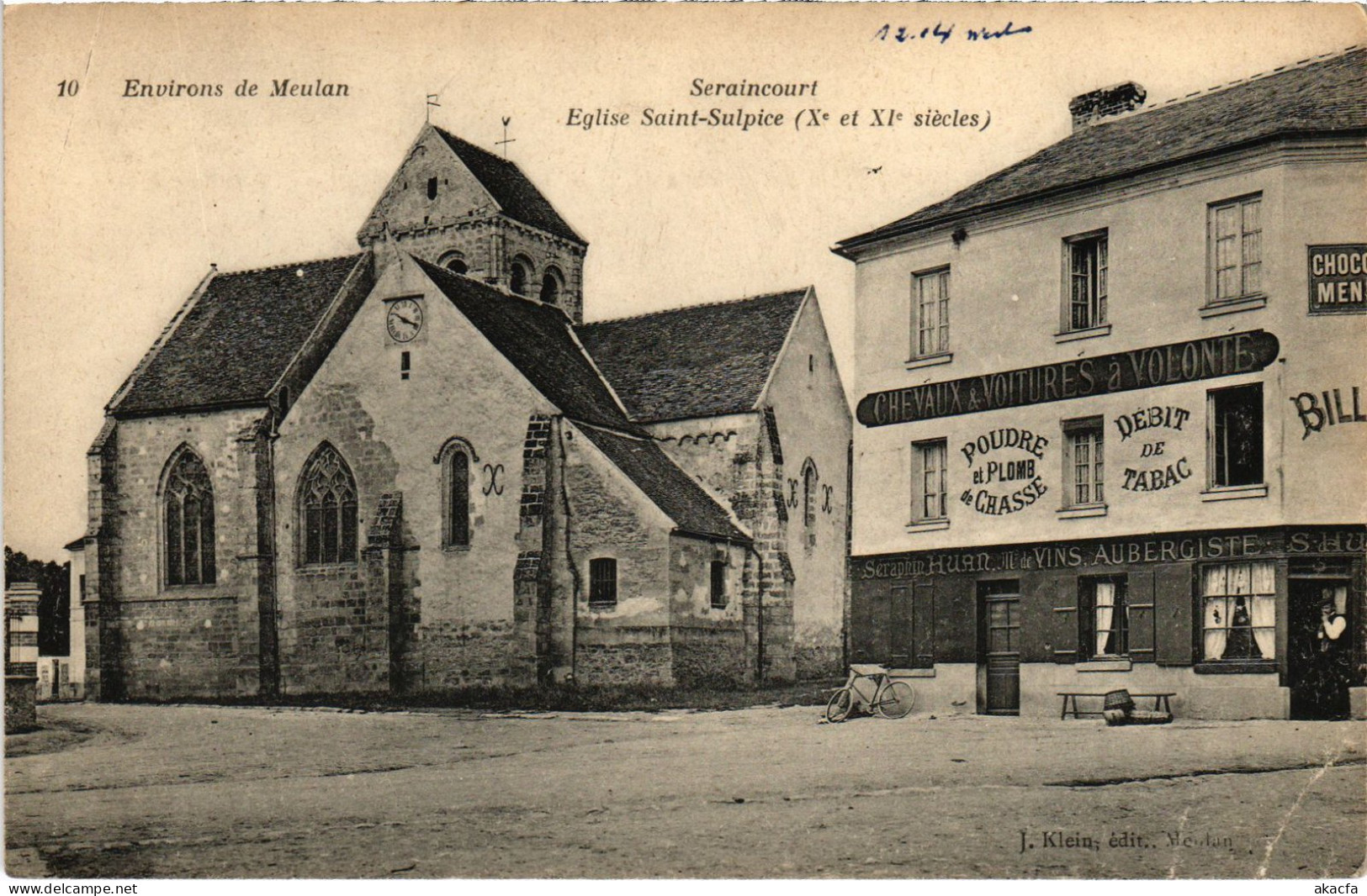 CPA Seraincourt Eglise Saint-Sulpice FRANCE (1330012) - Seraincourt