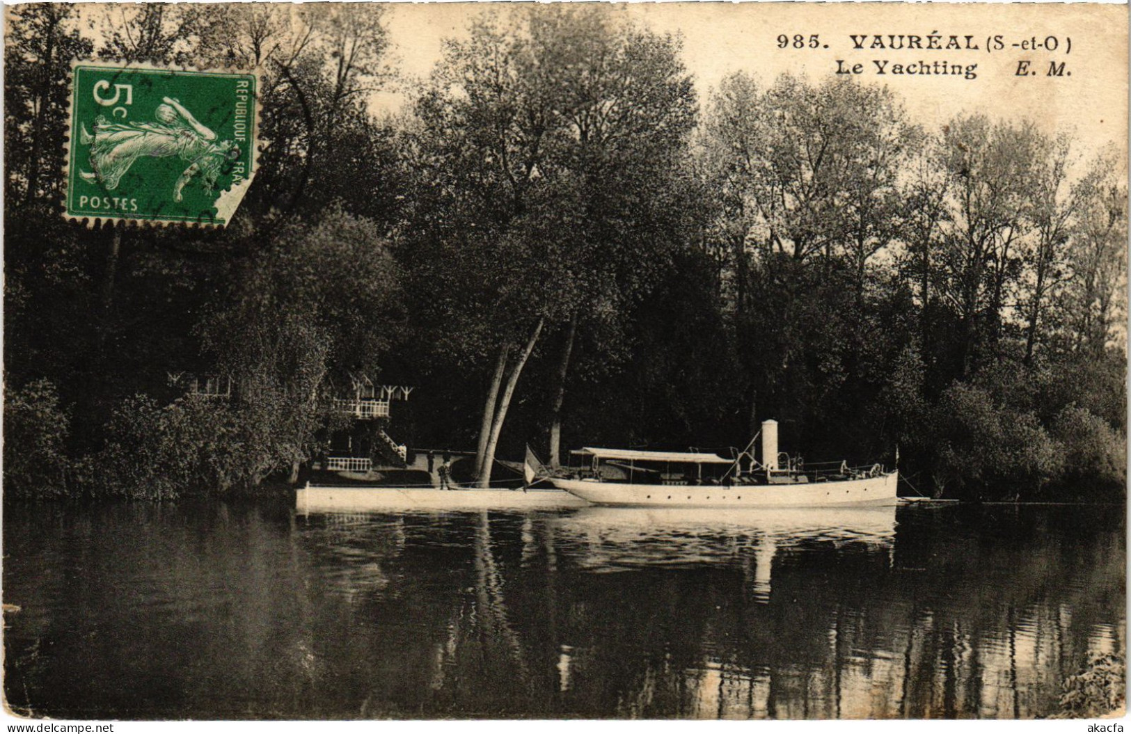 CPA Vaureal Le Yachting FRANCE (1330078) - Vauréal
