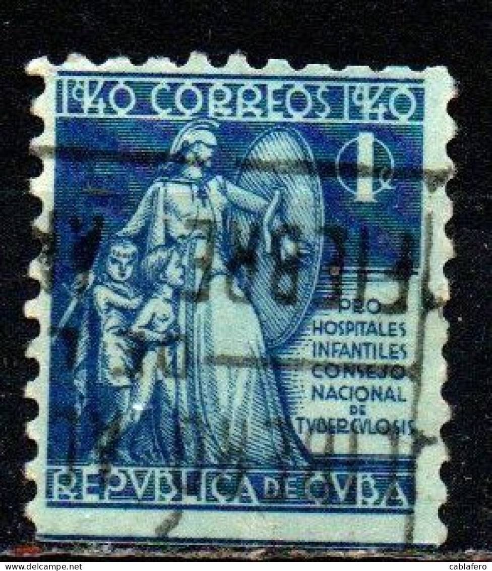 CUBA - 1940 - “Health” Protecting Children - USATO - Timbres-taxe