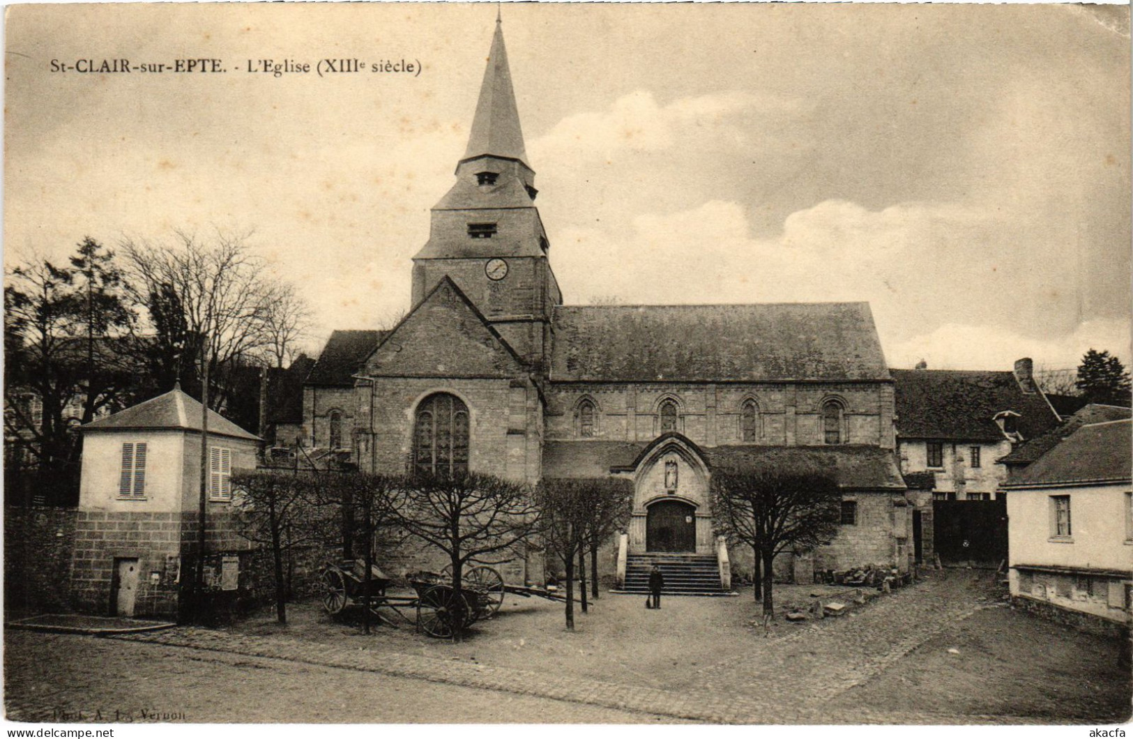 CPA St Clair-sur-Epte L'Eglise FRANCE (1331089) - Saint-Clair-sur-Epte