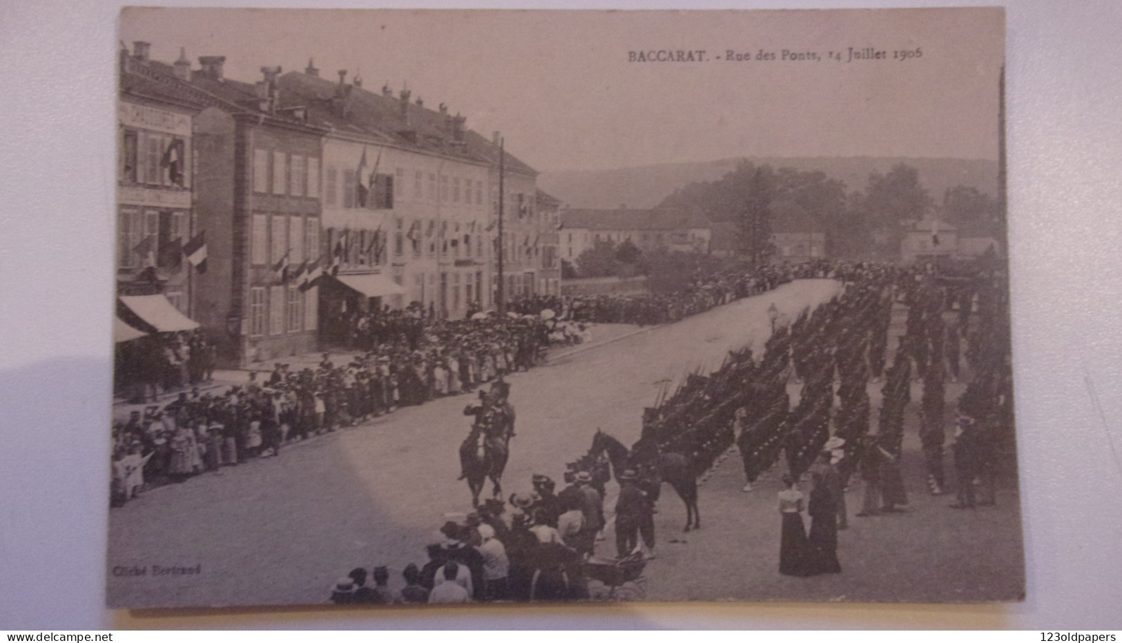 54 BACCARAT RUE DES PONTS 14 JUILLET 1905 - Baccarat